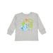 Inktastic Cute Second Birthday Alien in Space Boys or Girls Long Sleeve Toddler T-Shirt