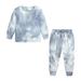 Winter Savings Clearance! Dezsed Fashion Kids Clothes Set Toddler Baby Boy Girl Tie-Dye Casual Tops + Child Loose Trousers 2Pcs Fall Baby Boy Designer Clothing Outfit 3M-9Y