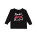 Inktastic 4th of July Red White Blessed Fireworks Boys or Girls Long Sleeve Toddler T-Shirt