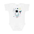 Inktastic Astronaut the Moon Spaceship and Shooting Star for Light Colors Boys or Girls Baby Bodysuit