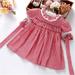 Laurenza s Toddler Girls Clothing Dress Red Gingham Smocked Dress 3T