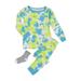 Sleep On It Toddler Boys 2-Piece Super Soft Jersey Snug-Fit Pajama Set with Matching Socks - Tie-Dye Clouds - Multi 3T