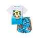 Baby Shark Baby and Toddler Boy Graphic T-Shirt and Knit Shorts 2-Piece Outfit Set Sizes 12M-5T