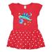 Inktastic Stegosaurus Space Dinosaur with Stars and Planet Girls Toddler Dress