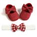 Luxsea 2pcs/Set Newborn Baby Girl Princess Shoes Toddler Infant Wedding Dress Flat Shoes with Free Headband