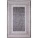 "Liora Manne Malibu Etched Border Indoor/Outdoor Rug Charcoal 8'10"" x 11'9"" - Trans Ocean MAU91822847"