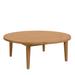 Brisbane Teak Wood Outdoor Patio Coffee Table in Natural