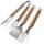 YouTheFan NCAA Grilling Tool Set Steel in Brown/Gray | 18 H x 4 W x 1 D in | Wayfair 7017143