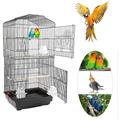 Cage à oiseaux perchée en fil Portable 46 * 36 * 93cm - Sifree