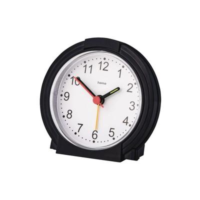 Wecker Classic geräuscharm schwarz/weiß 186335 - Hama