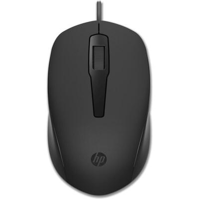 HP 150 Wired Mouse Maus Beidhändig USB Typ-A 1600 DPI