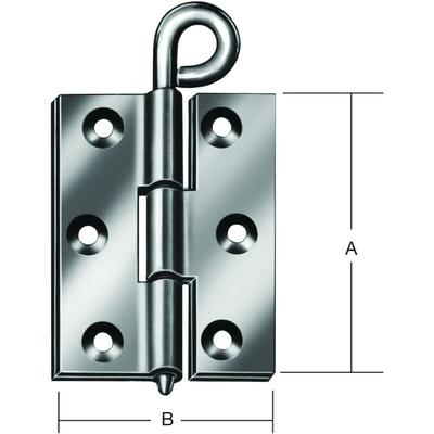 Vormann - Kulissen-Scharnier 70x55x3,0 mm verzinkt Image