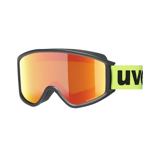 Uvex G GL 3000 CV Unisex-Skibrille Vollrand Monoscheibe Kunststoff-Gestell, schwarz
