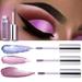 PHOERA 12 Colors Long Lasting Waterproof Shining Shimmer Glitter Liquid Eyeshadow Metallic Pigments Makeup Metals Gloss for Eyes Makeup Pens Sparkling Eye Shadow Set Gift Shiny Pen Makeup Pen Kit