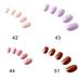 Bcloud 100Pcs Nail Tips DIY Plastic Full Cover Fake Fingernail Extension Manicure Decor