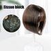 Clips-On Short Hair Wig 25Cm Female Head Top Replacement Blocks for Effectively Covering Sparse & Gray Hair New Light Brown