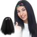 Follure Straight Headband Wig For Black Women Long Straight Wig With Black Headband