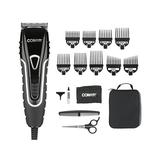 ConairMAN Barbershop Series Professional No-Slip Grip 20-Piece Haircut Kit Home Hair Cutting Kit HC2000