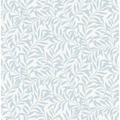 NuWallpaper Blue Wisley Peel & Stick Wallpaper