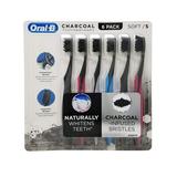 Oral-B Charcoal Toothbrush Soft (Pack of 6)