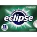 Eclipse Spearmint Sugarfree Gum (Pack of 8)