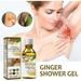 Lymphatic Drainage Herbal Shower Gel 50ML Weight Loss Ginger Shower Gel Organic Moisturizing Body Wash for Women Bath