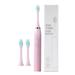 JUNTEX Ultrasonic Electric Toothbrush 5 Modes AA Battery Powered Sonic Toothbrush 3 Brush Heads 19800 Vibrations Per Minute