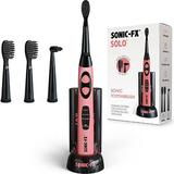 Sonic-FX Solo Electric Toothbrush W/ 2 Brush Heads + 1 Interdental 3 Brush Modes Coral