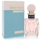 Miu Miu L eau Rosee by Miu Miu Eau De Toilette Perfume Spray 3.4 oz for Women