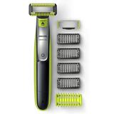 Philips - Cordless Electric Face and Body Trimmer Rechargeable Battery Green