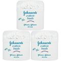 Johnson s Pure Cotton Swabs 200 Count (Pack of 3)
