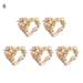 GROFRY Delicate Nail Art Ornament Exquisite Fine Workmanship Cubic Zirconia Delicate Multi-style Nail Decorate Stud for Home