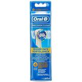 Oral-B Genuine Precision Clean Replacement White Toothbrush Heads Refills for Electric Toothbrush Deep and Precise Cleaning Pack of 4