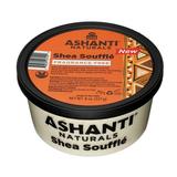 Ashanti Naturals Shea Souffle - Whipped Shea Butter Cream with Coconut and Almond Oil Unrefined Shea Butter for Hair Moisturizer Face Care Body Butter and Body Skin Care Products(8 oz)Fragrance Free