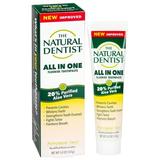 The Natural Dentist All In One Fluoride Toothpaste with Aloe Peppermint Twist 5 Ounce Tube