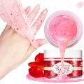 Hand Mask Rose Peel Off Hand Wax Moisturizing Hydrating Nourishing Exfoliating Dry Cracked Wrinkle Hand Film Hands & Feet Care 100g