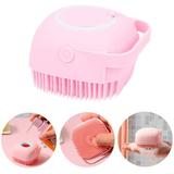 Silicone Body Brush Shower Scrubber with Shower Gel Dispenser Function Soft Silicone Bath Massage Body Brush Shower Loofah Brush