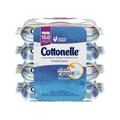 Cottonelle Flushable Wet Wipes 4 Flip-Top Packs of 42 Wipes 168 Total Wipes
