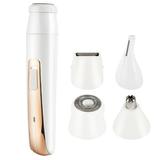 Women Trimmer Set 4 in 1 Waterproof Rechargeable Hair Remover Body Hair Trimmer
