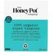 The Honey Pot 100% Organic Super Tampons Unscented Organic Cotton with bio-Plastic applicator 18 Ea 2 Pack