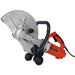 CLEARANCE! Electric 14 Cut Off Saw Wet/Dry Concrete Saw Cutter Guide Roller with Water Line Attachment 3000w without blade