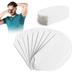 25pcs Armpit Sweat Pads Underarm Sweat Pads for Women and Men Premium Absorbent Armpit Underarm Shields Comfortable Unflavored Non Visible Sweat Free Armpit Protection White