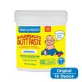Boudreaux s Butt Paste Original Diaper Rash Cream Ointment for Baby 16 oz Flip-Top Jar