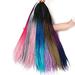 Kaola 60cm Hair Extension Women Braided Color Block Wig for Club