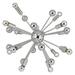 AF Lighting Supernova 12-Light Chandelier Chrome