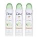 Dove Antiperspirant Deodorant Spray Moisturizing Cucumber & Green Tea 5oz 3ct