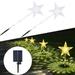 Solar Decorations Outdoor LED Solar Powered Candle Xmas Roadway Lights 8 Mode