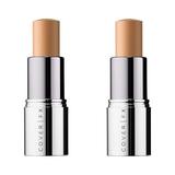 Cover FX Cover Click Cream Foundation P50 for Medium to Tan Skin with Pink Undertones (Pack of 2) + Makeup Blender Stick 12 Pcs