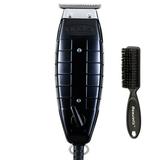 Andis GTXT-Outliner T-Blade Trimmer with a BeauWis Blade Brush