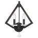 Livex Lighting Diamond 2 Light Wall Sconce